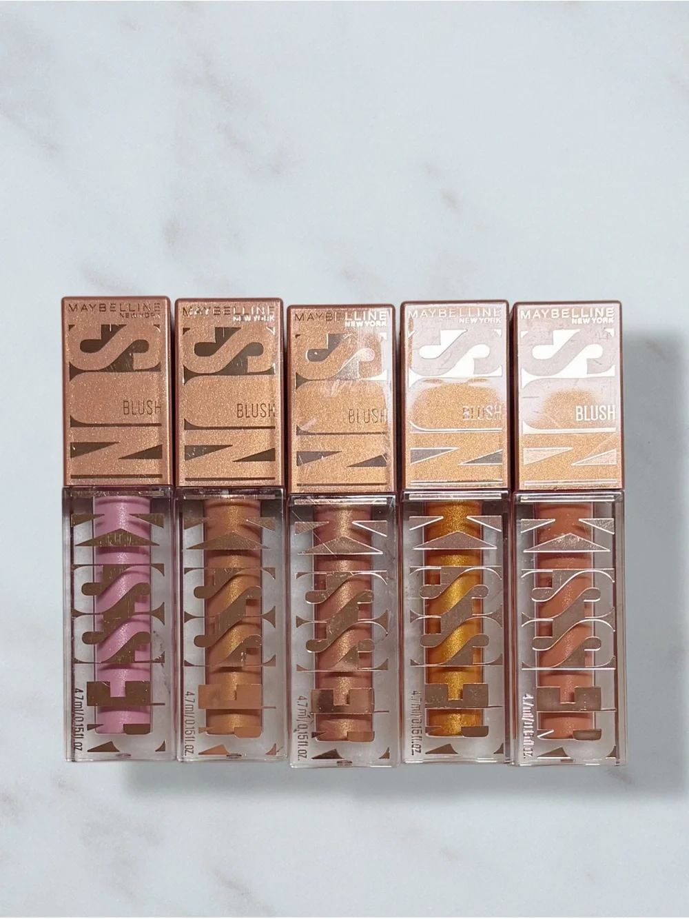 Maybelline Nudes Liquid Blush Set Of 5 (UNOPENED)